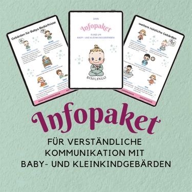Infopaket über die Kommunikation mit Baby- und Kleinkindgebärden 
